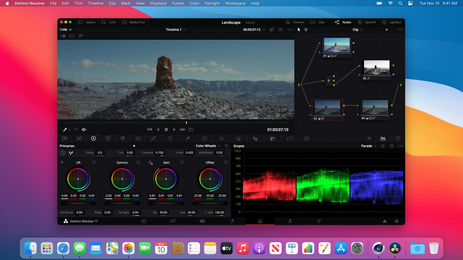video editing software interface
