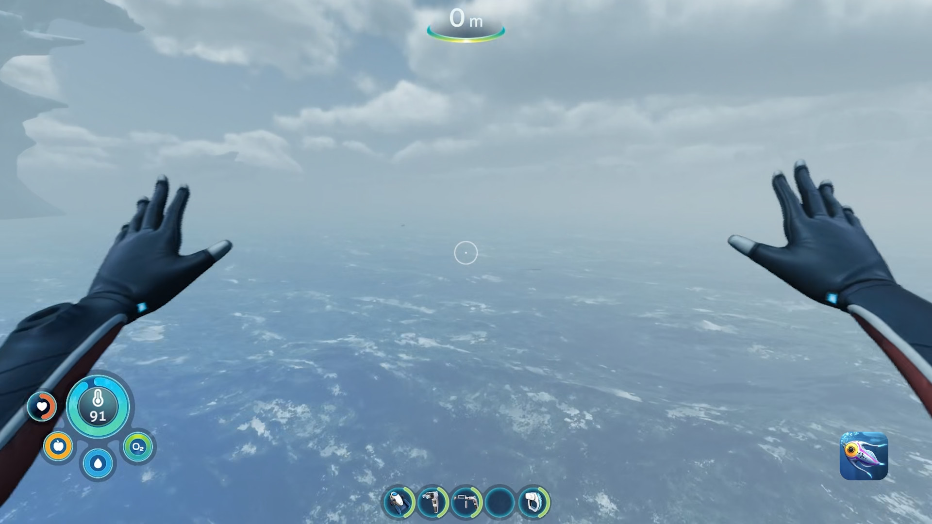 virtual reality ocean view