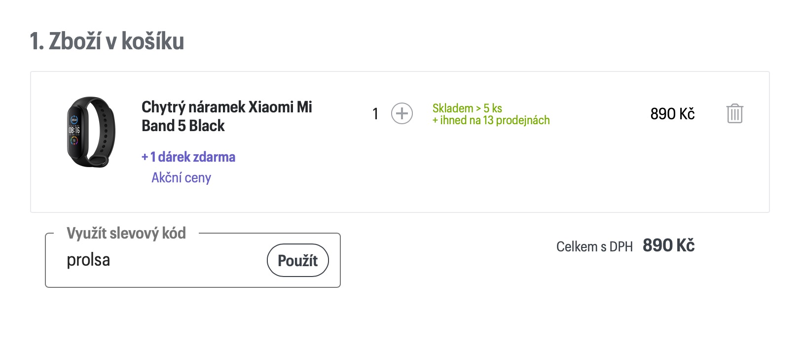 Slevovy kod - Mi Band 5
