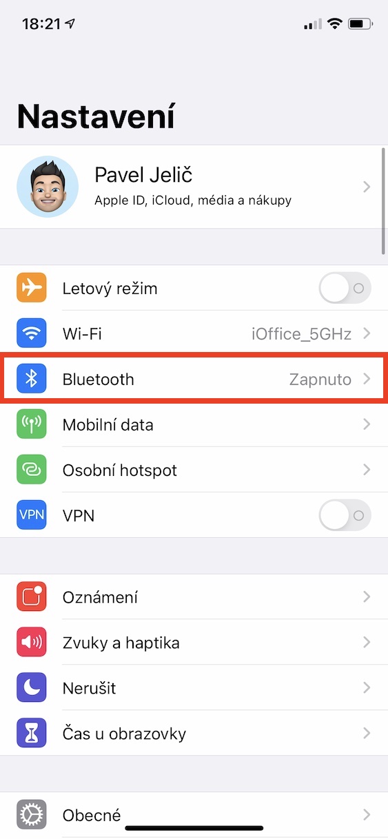 bluetooth_ignorovat_zarizeni_ios2 bluetooth ignorovat zařízení