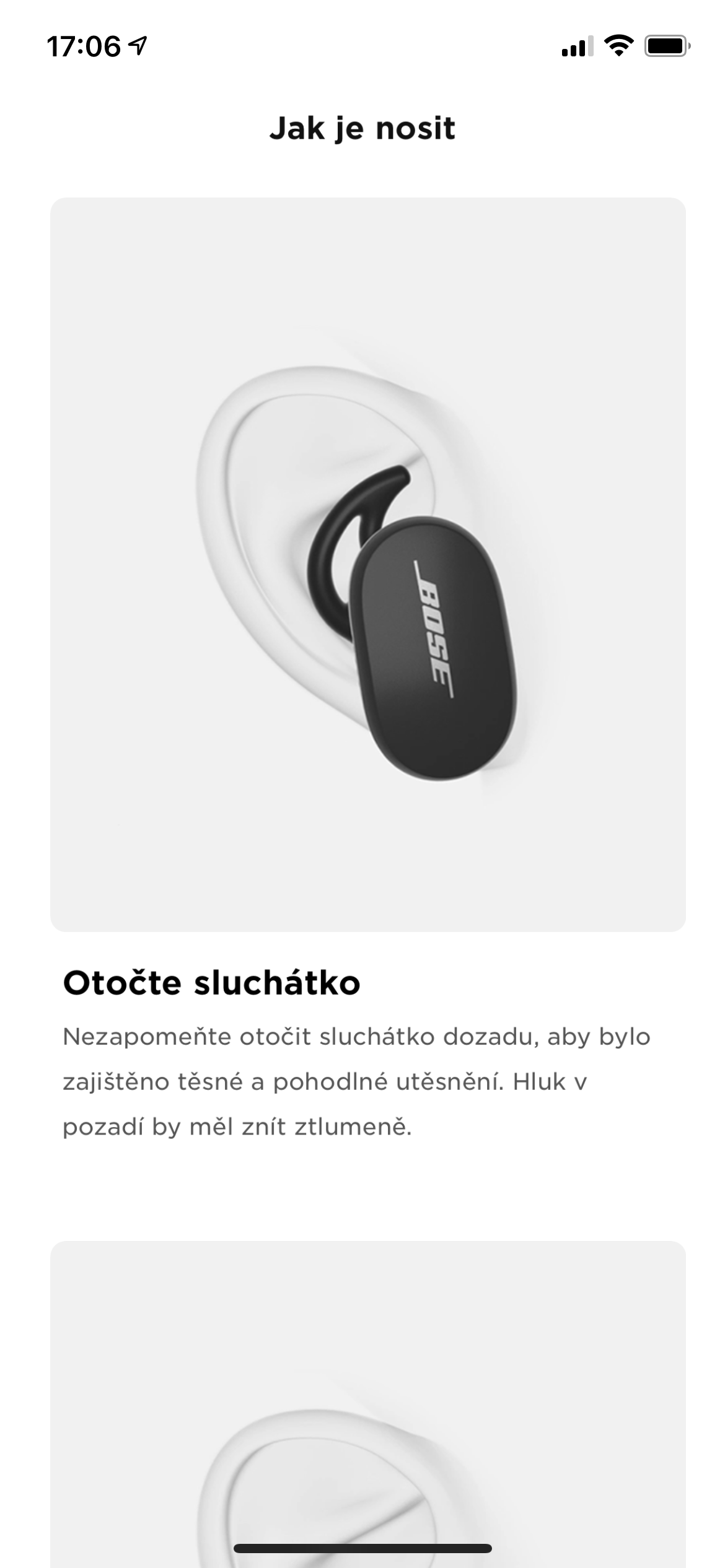 bose earbud wearing guide