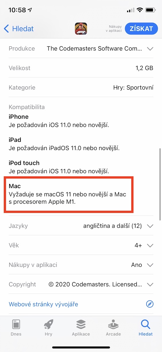 ios_aplikace_kompatibilita_m1_6 Jak zjistit, které aplikace z iPhone podporují Macy s M1