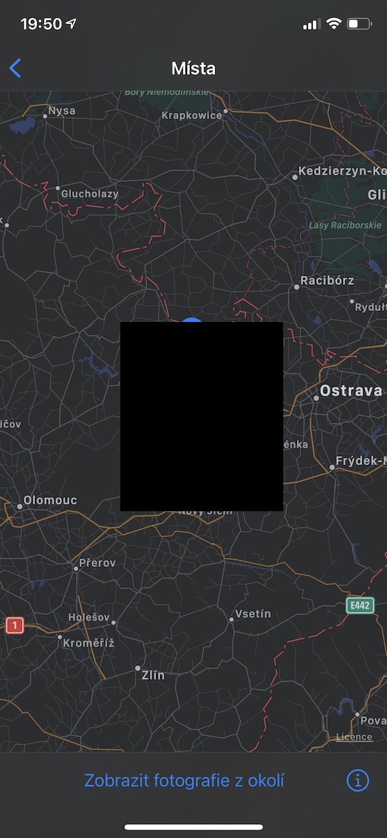 map view with location highlight
