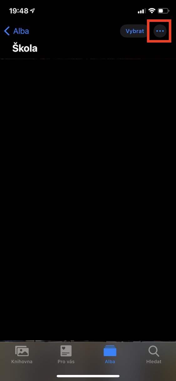 photo album interface