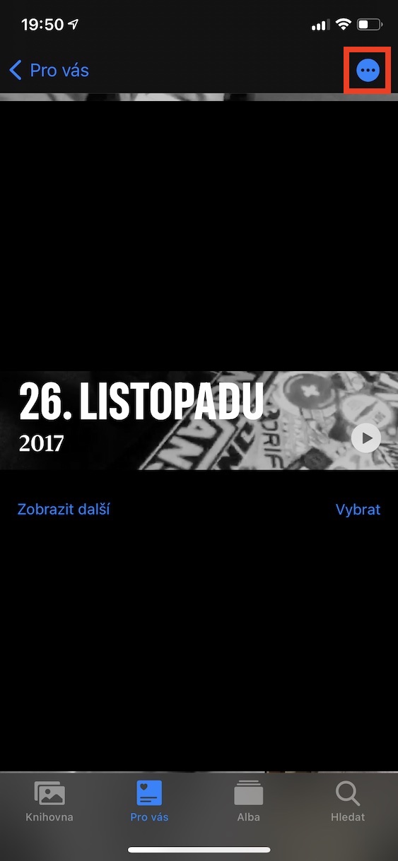 photo memories detail view