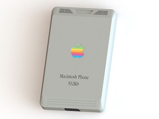 retro macintosh phone back