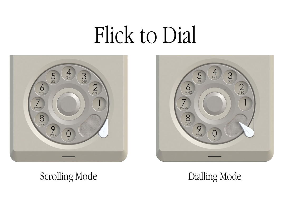 rotary dial phone interface