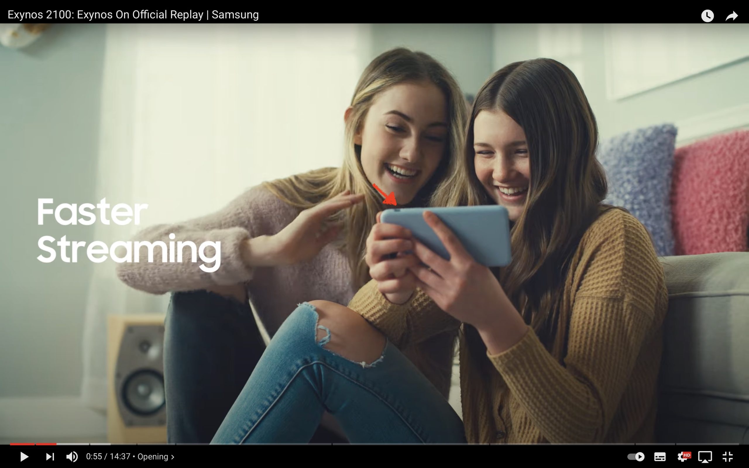 Chyba Samsungu v reklamě