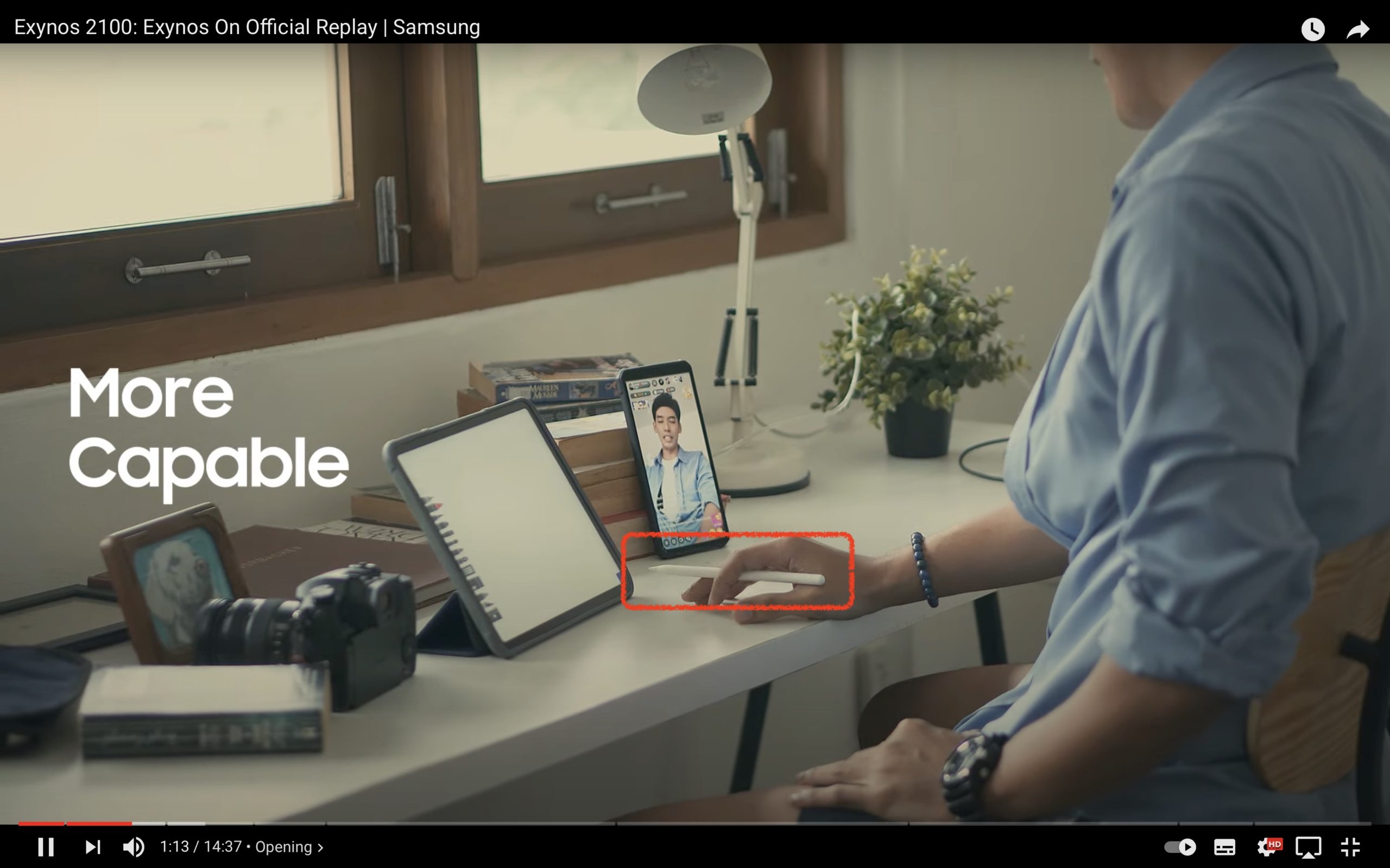 Chyba Samsungu v reklamě