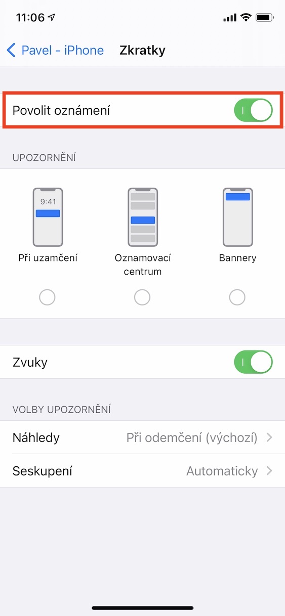 zkratky_oznameni_ios1 zkratky deaktivace oznámení