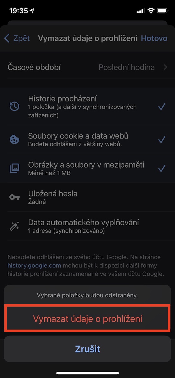 cookies_data_ios_smazat13 chrome smazat cookies