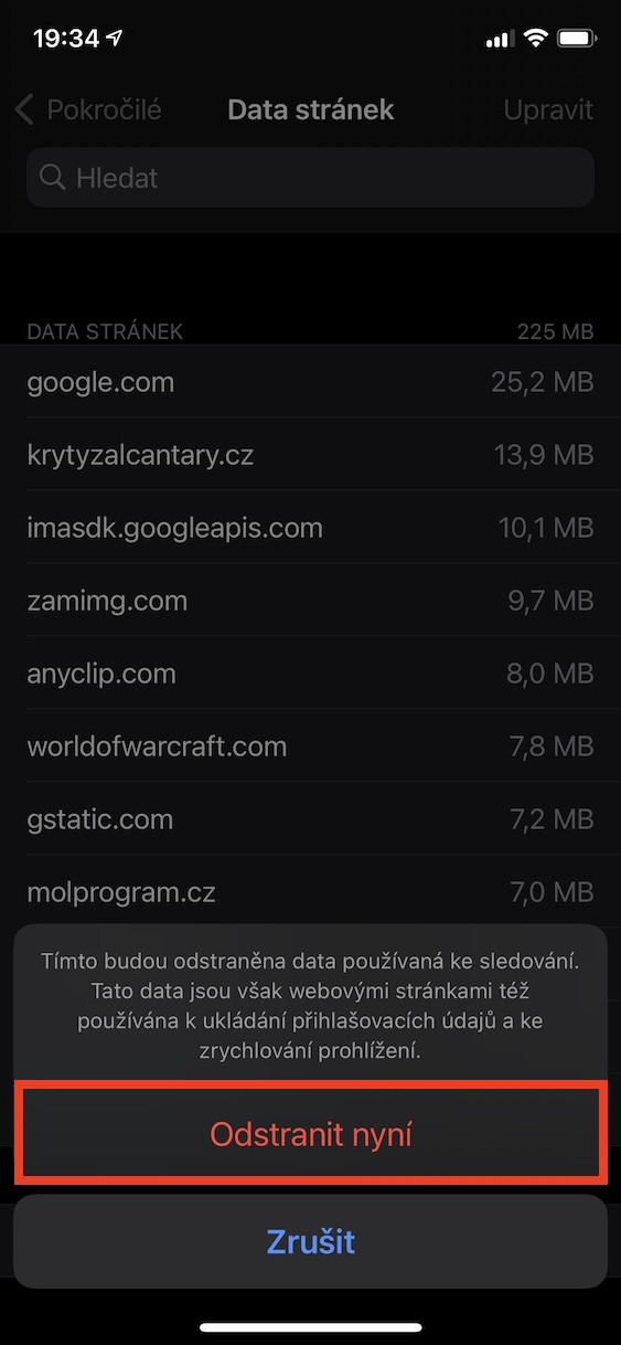 cookies_data_ios_smazat6 safari smazat cookies