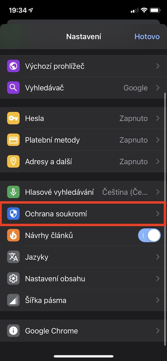 cookies_data_ios_smazat9 chrome smazat cookies
