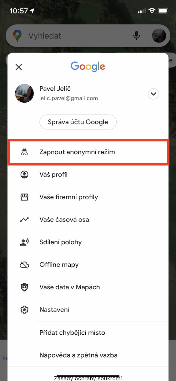 google_maps_anonymni_rezim_ios3 anonymní režim google maps