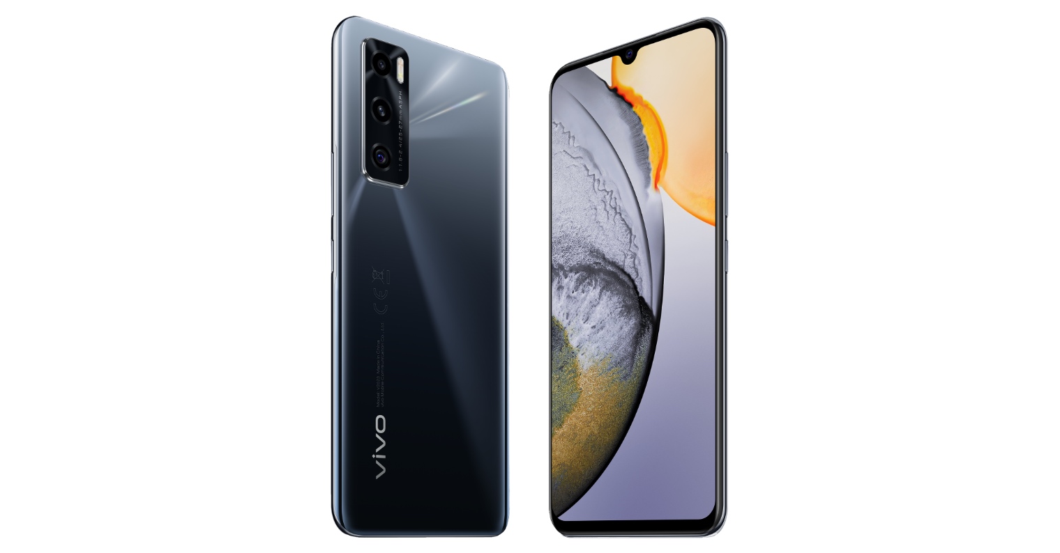 vivo smartphone front and back
