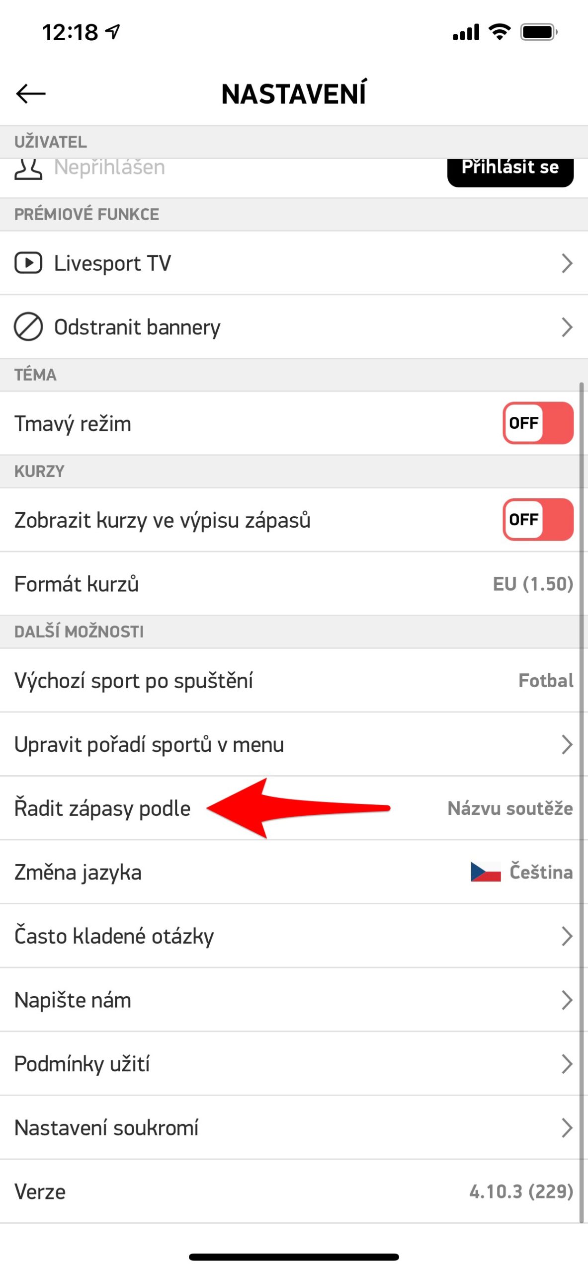 5 tipů a triků pro Livesport