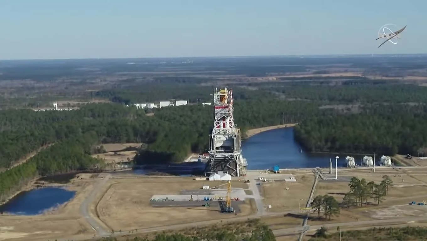 SLS-1 centrální stupeň rakety SLS