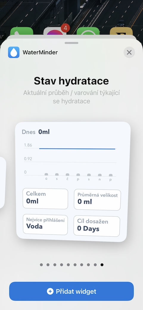 WaterMinder widget 2 WaterMinder widget