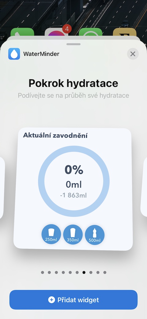 WaterMinder widget 3 WaterMinder widget