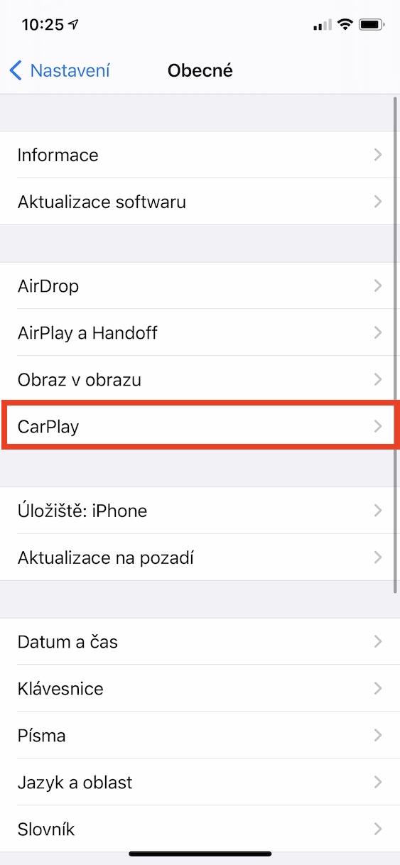 carplay_uzamceni_ios_3 carplay připojení po odemčení