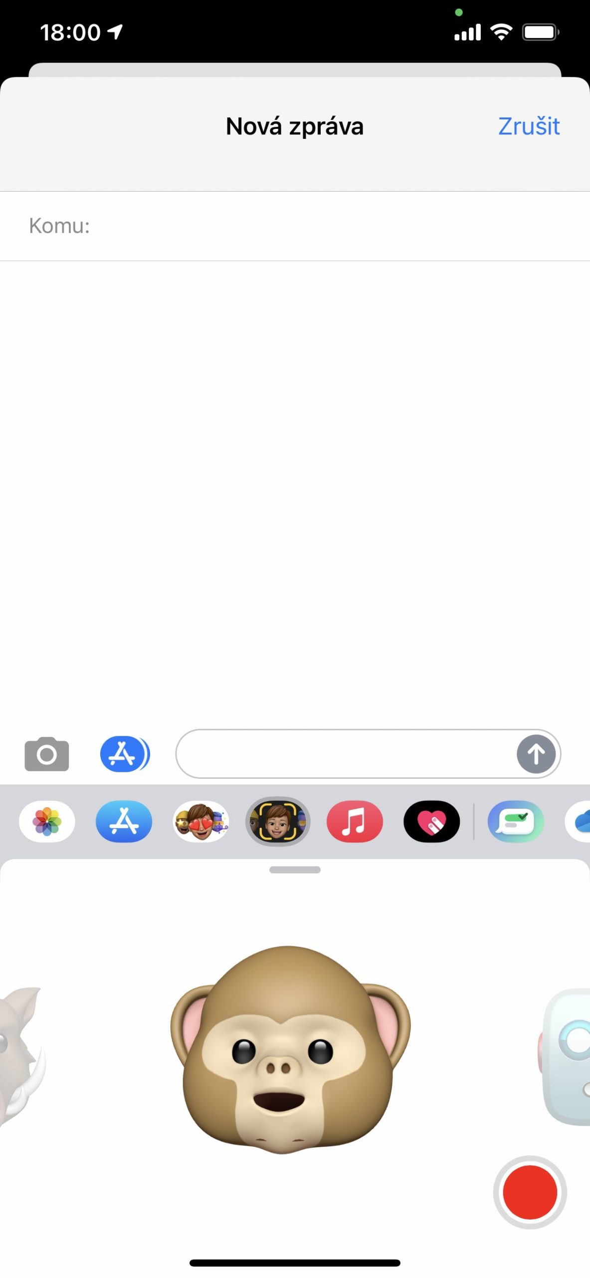 iphone message animoji