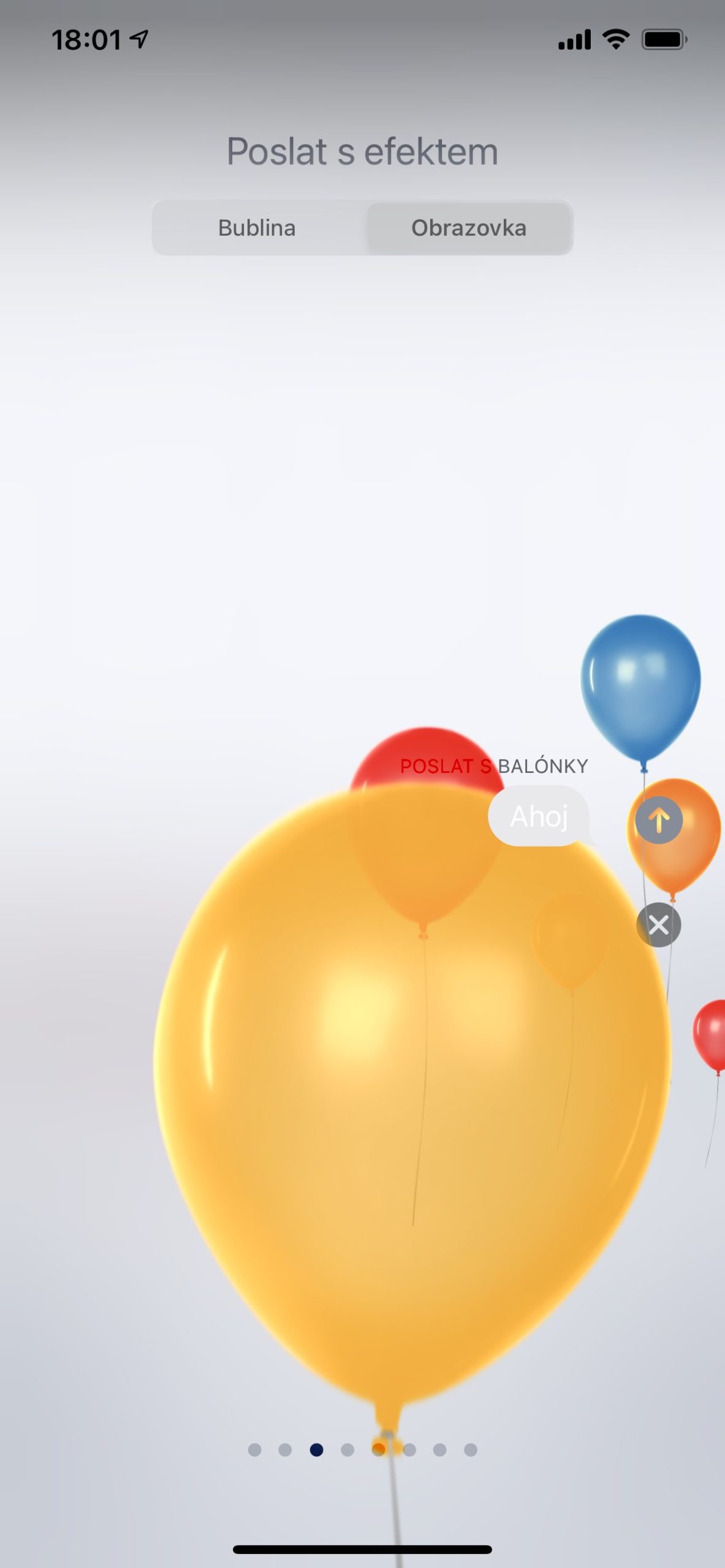 iphone message balloons