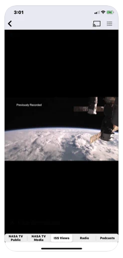 iss view from space