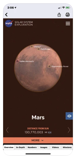 mars planet nasa exploration
