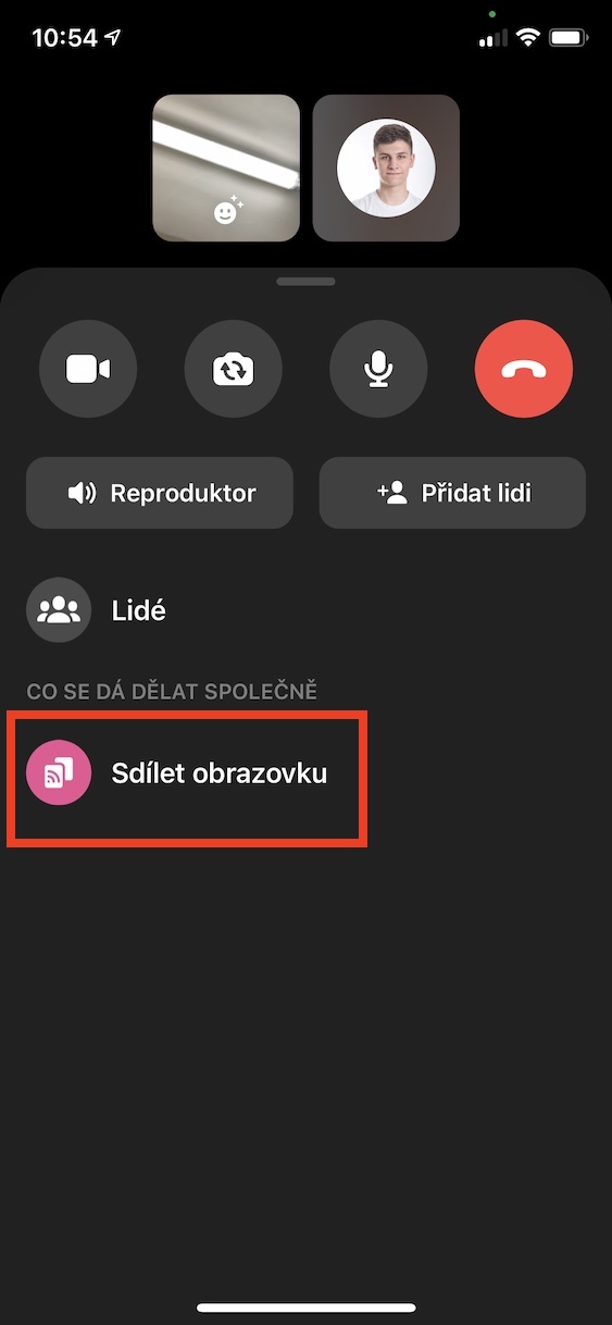messenger_sdilet_obrazovku_ios2 Jak na iPhone v Messengeru sdílet obrazovku