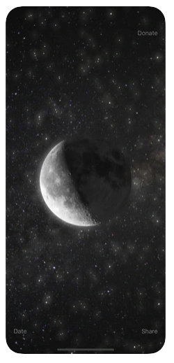 moon phase night sky