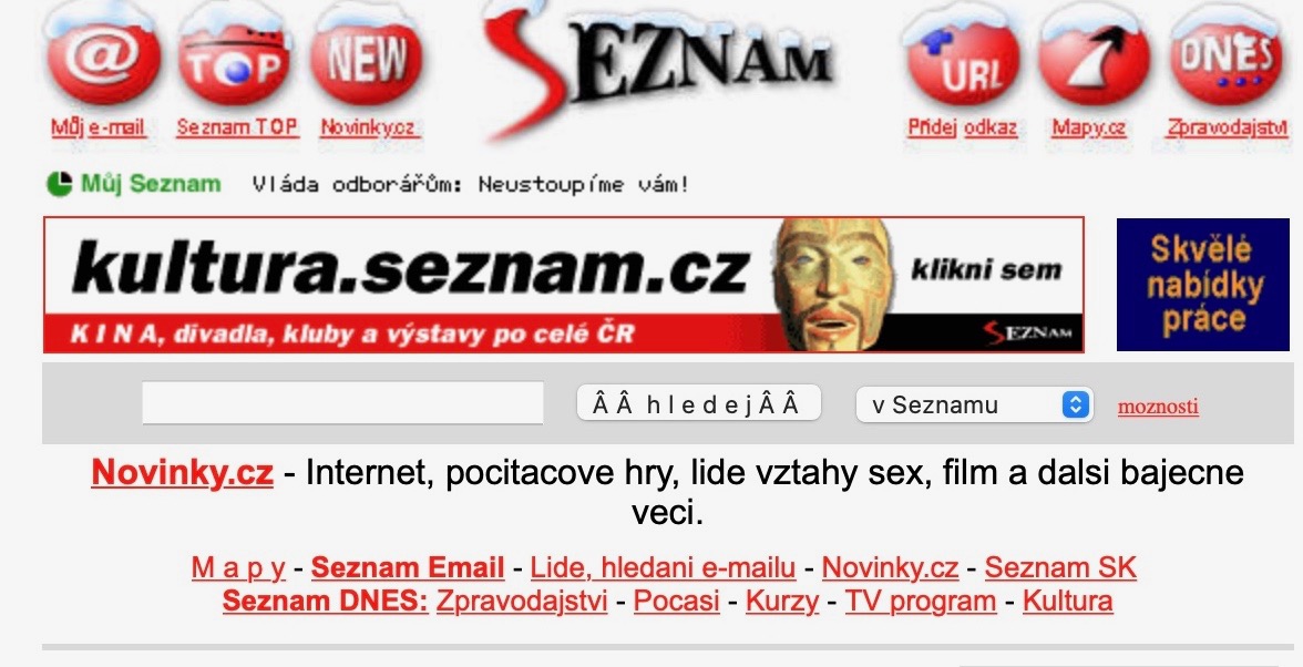 seznam.cz 1998