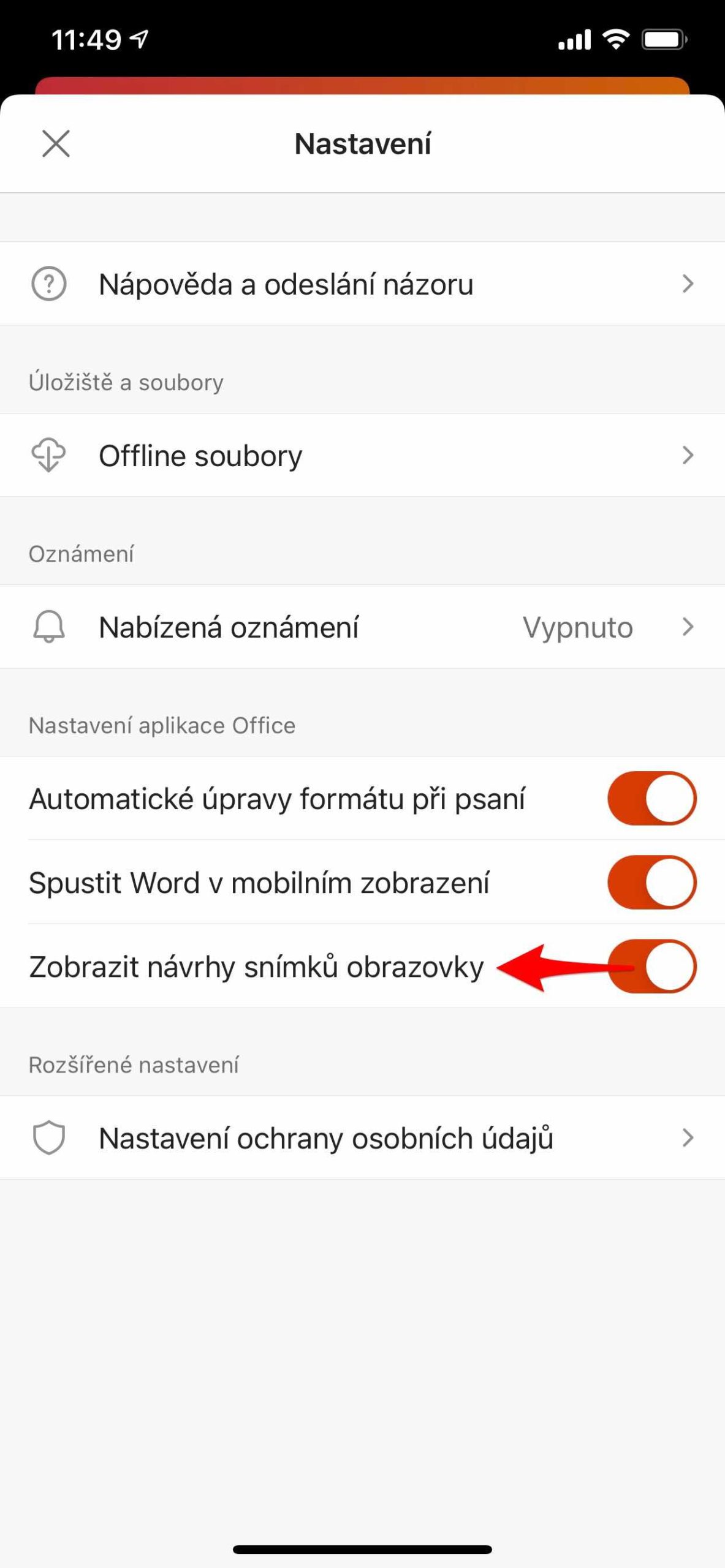 2 Návrhy snímků obrazovky 3