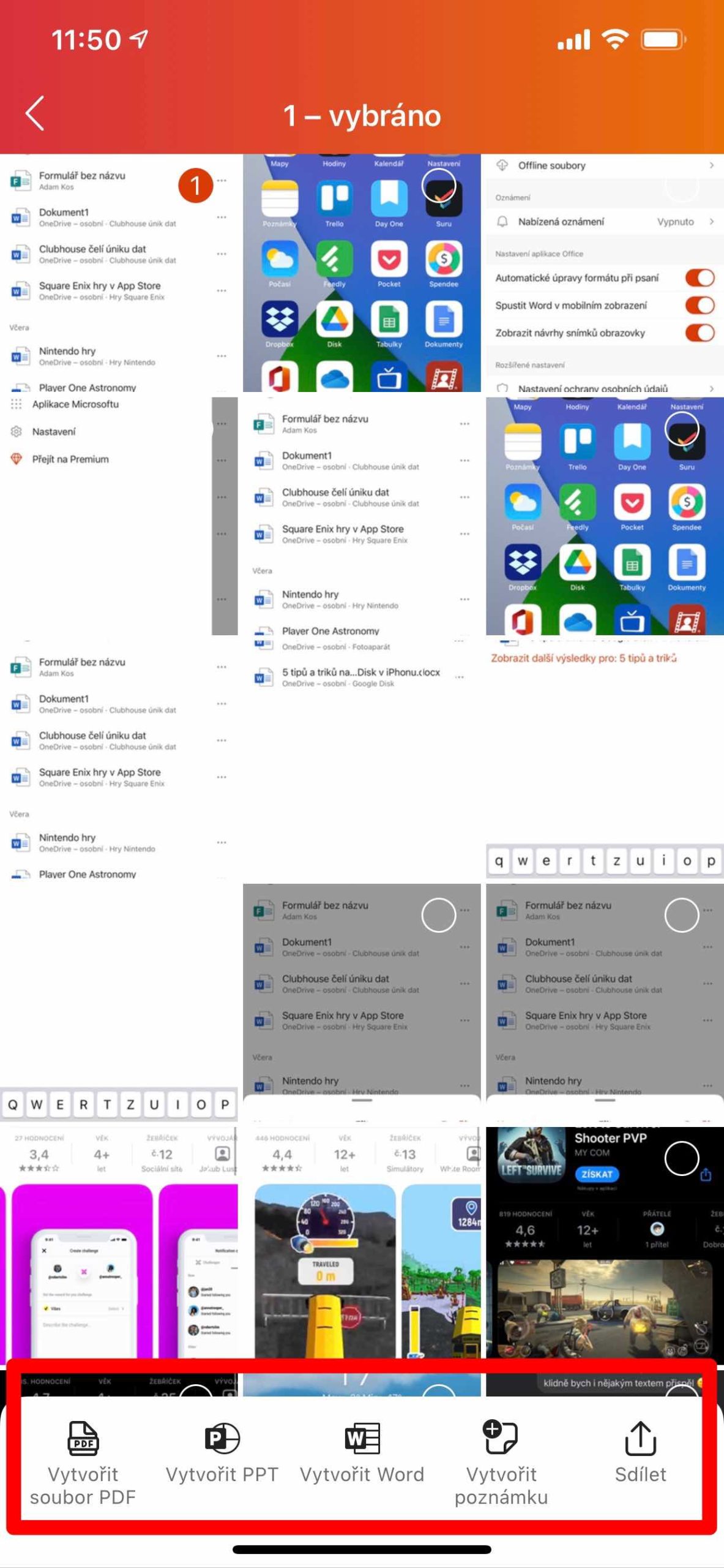 2 Návrhy snímků obrazovky 5