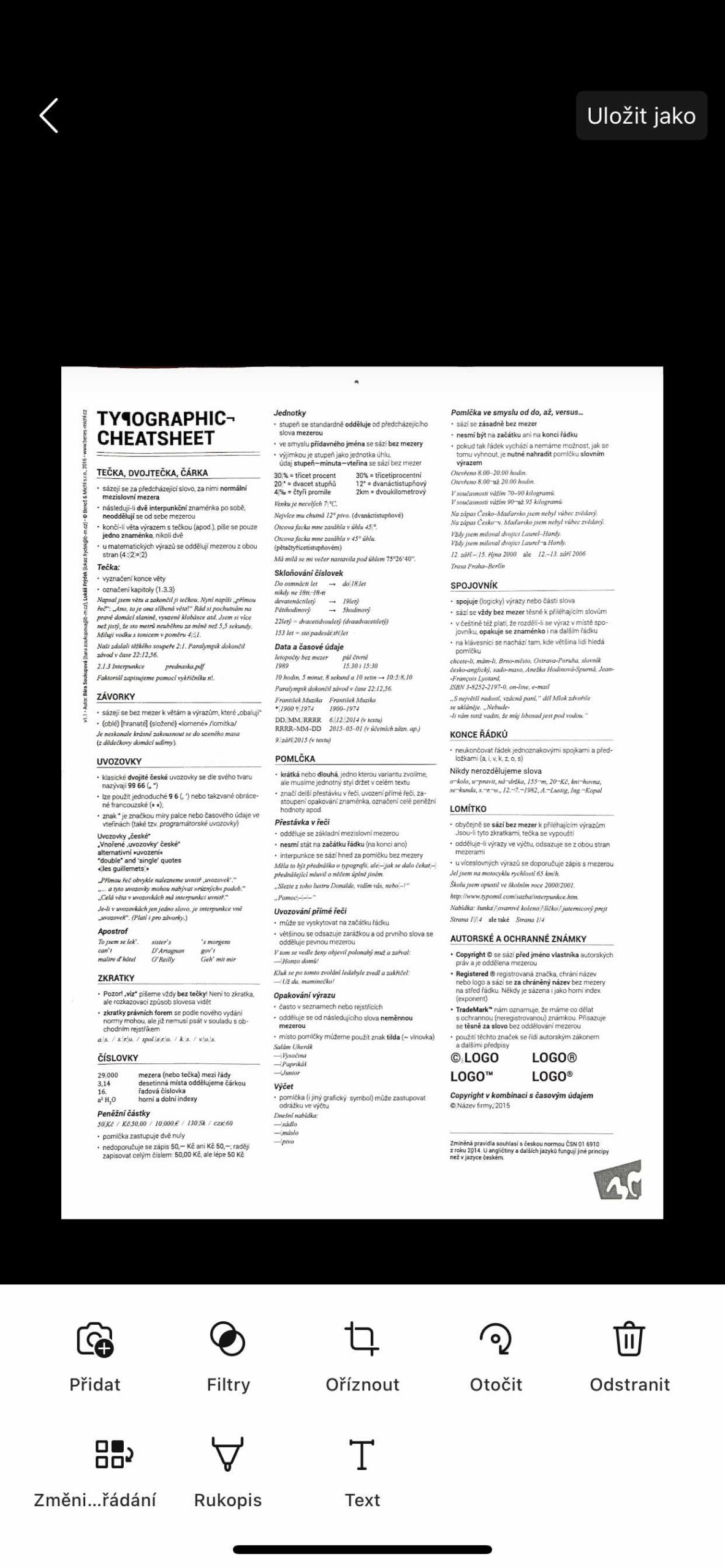 3 Objektiv a skenování dokumentů 7