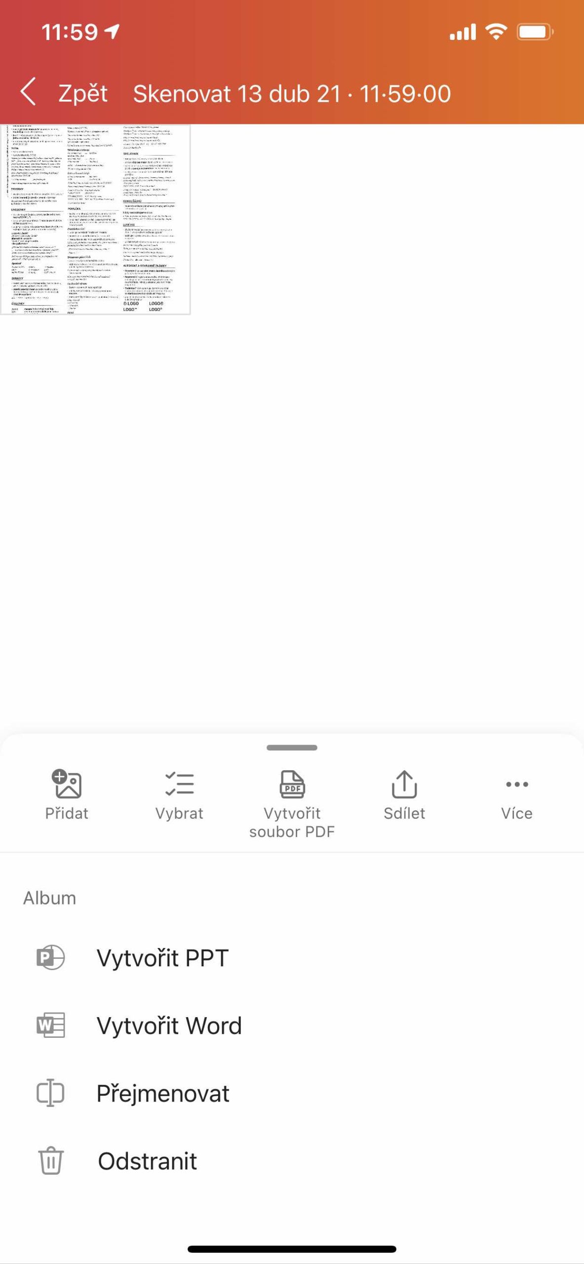 3 Objektiv a skenování dokumentů 8