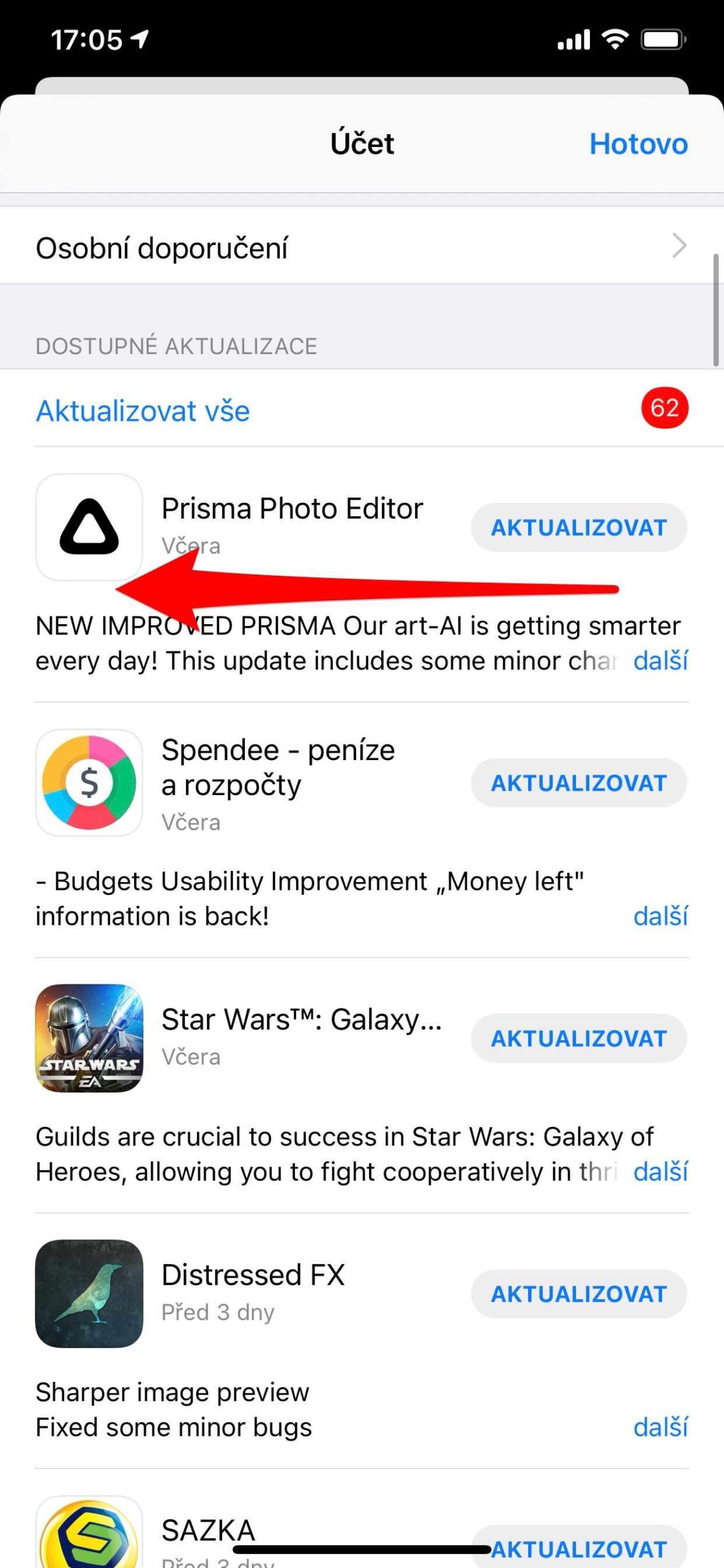 6 Mazání aplikací 3