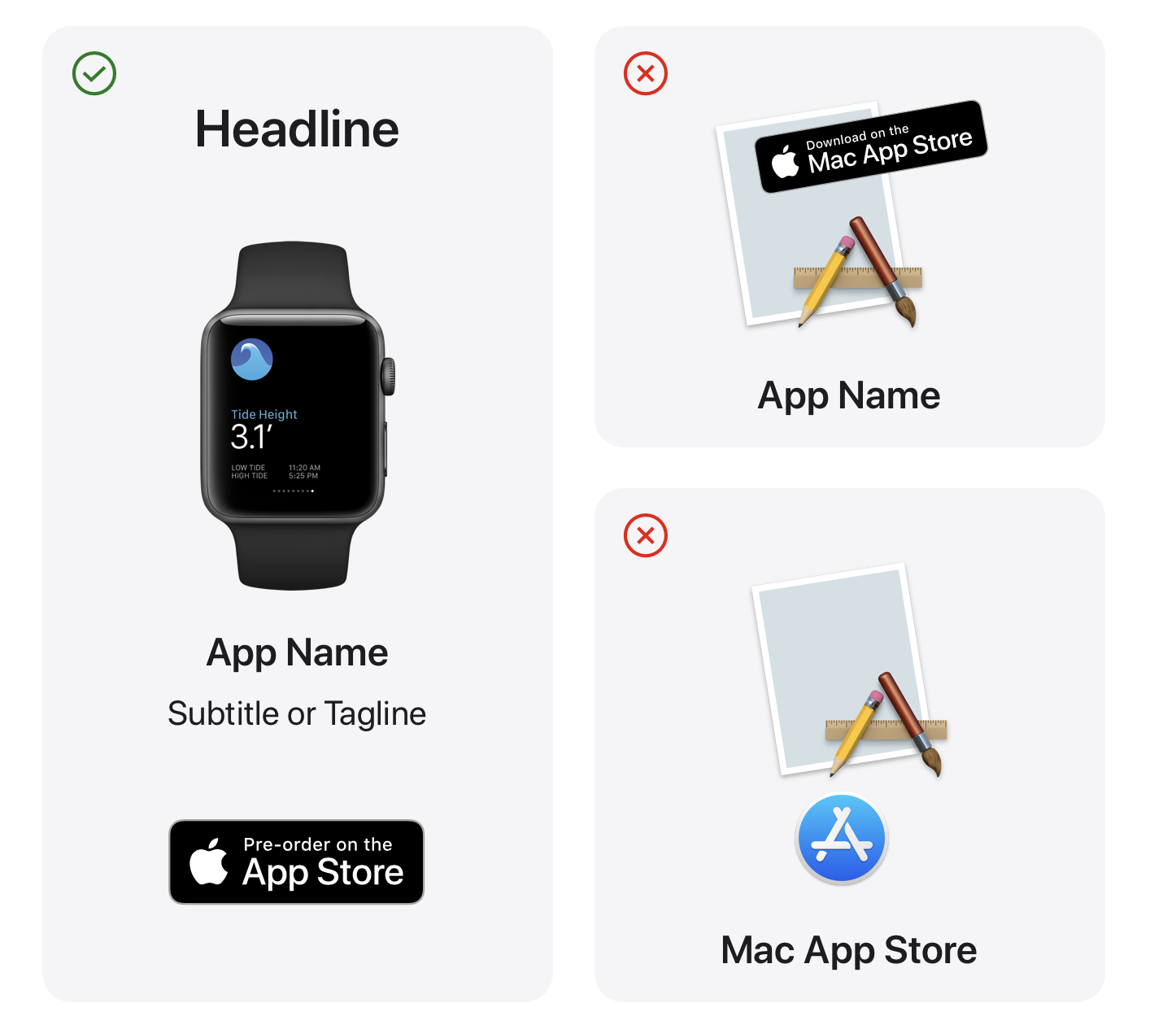 apple watch app store guidelines