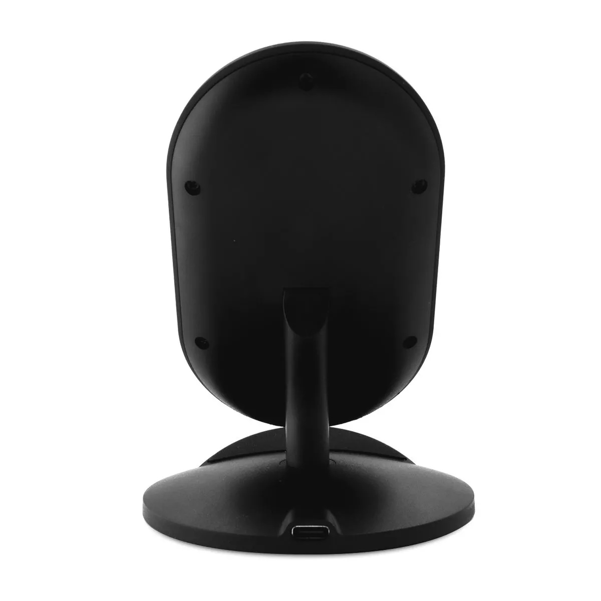 black wireless charger back view