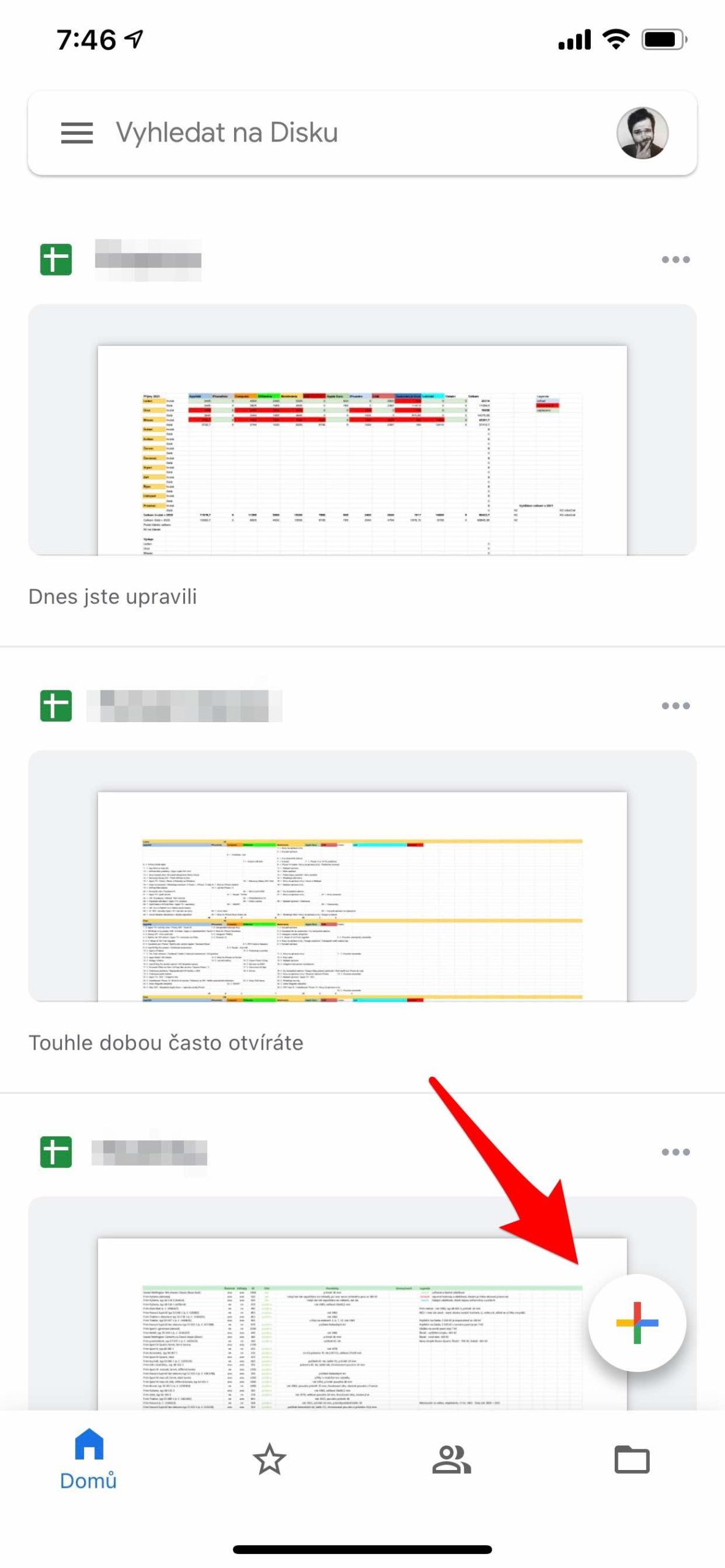 google drive add new file