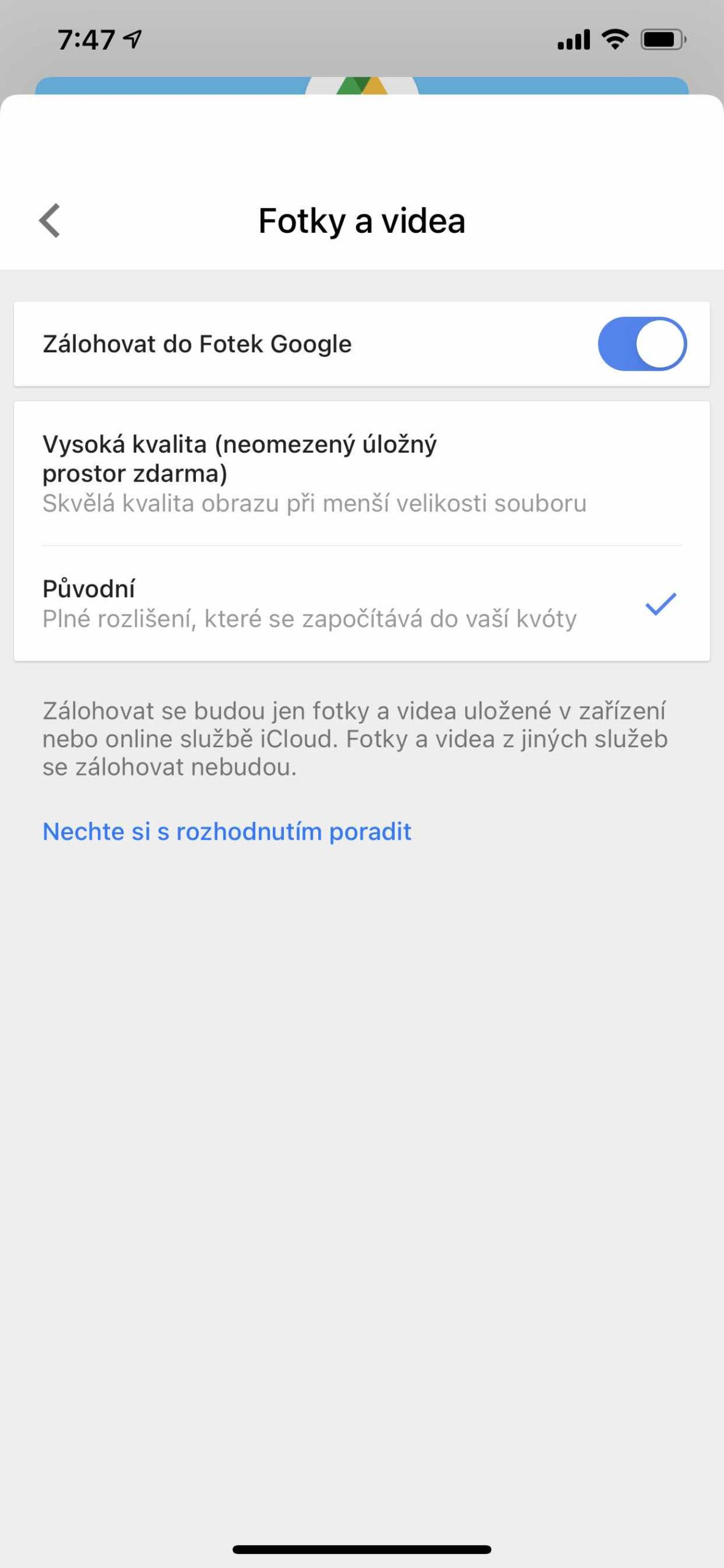 google drive photo video backup