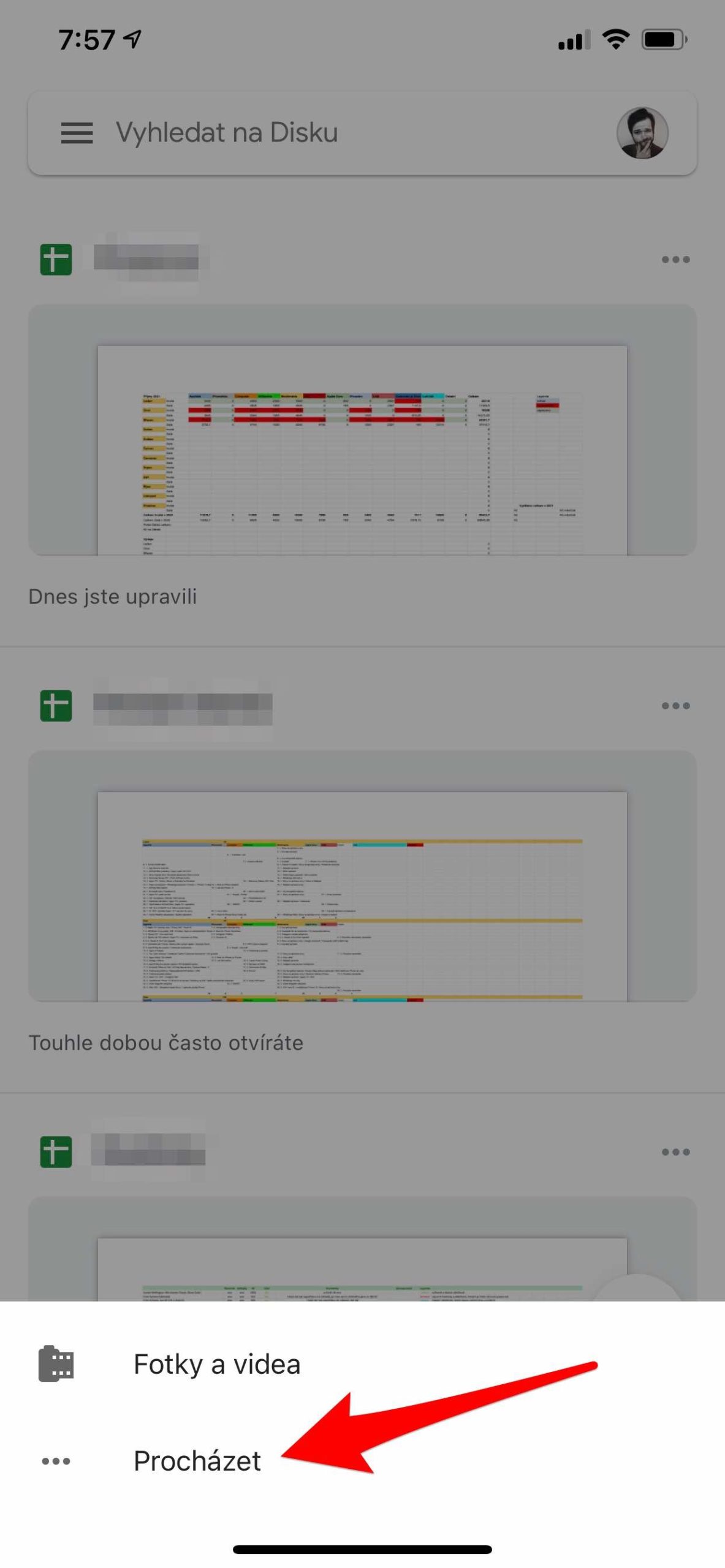 icloud drive file view