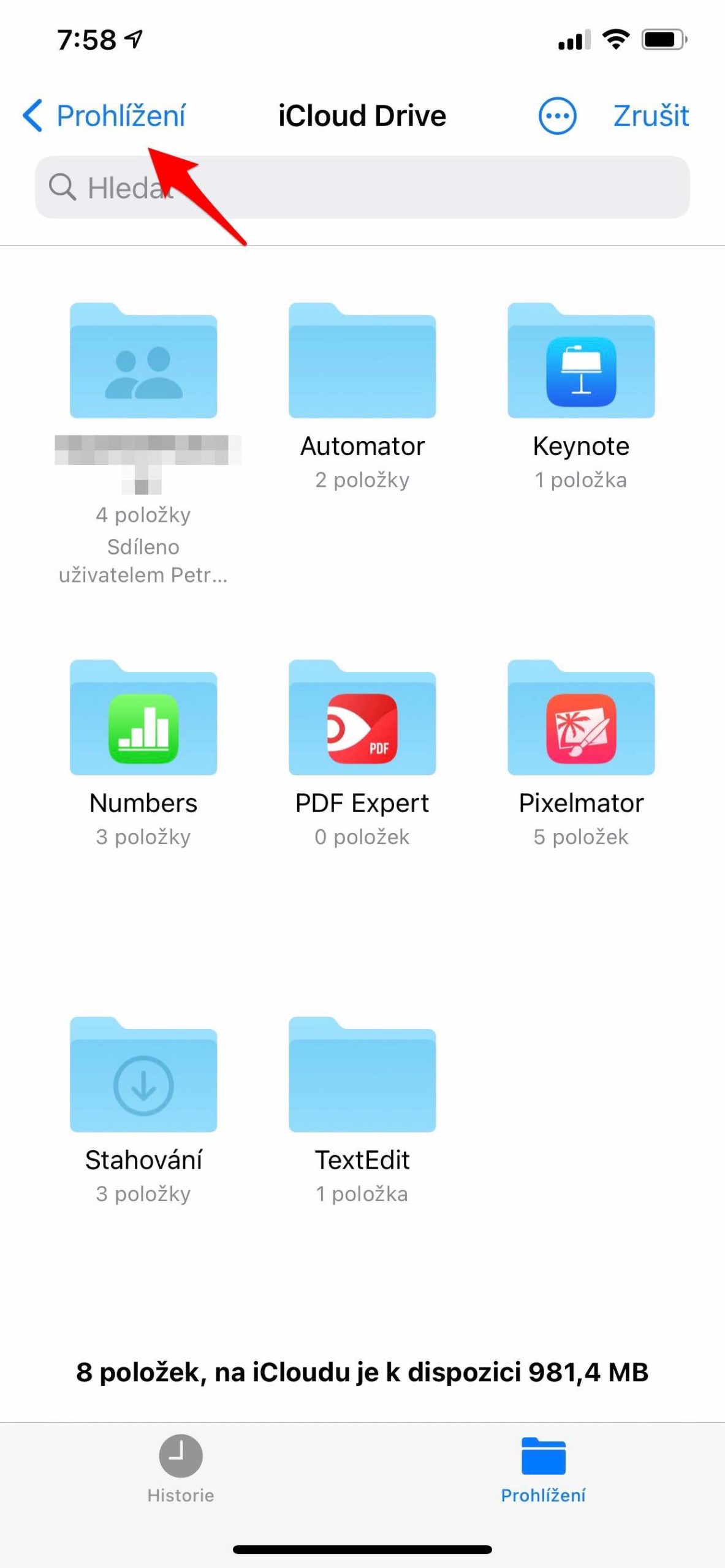 icloud drive folders