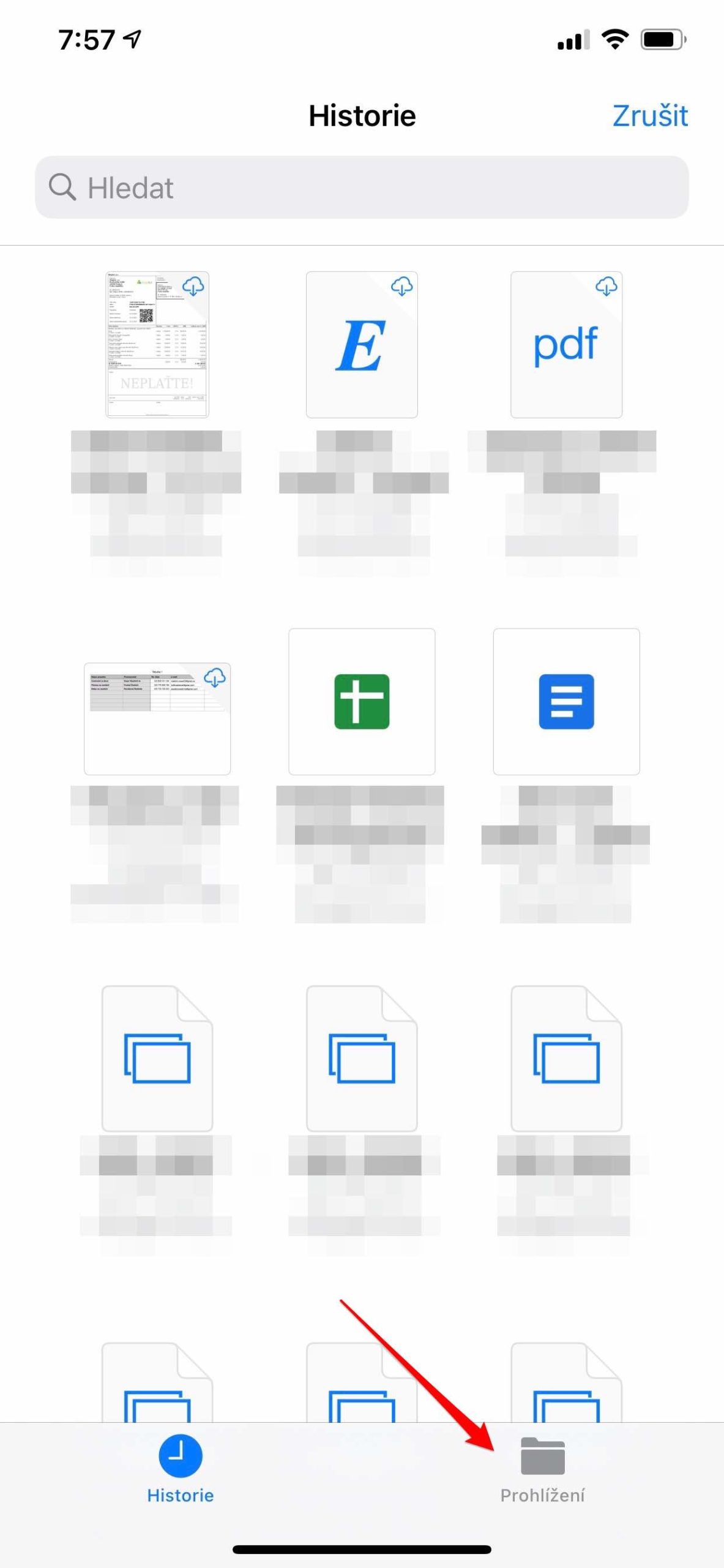 icloud drive history