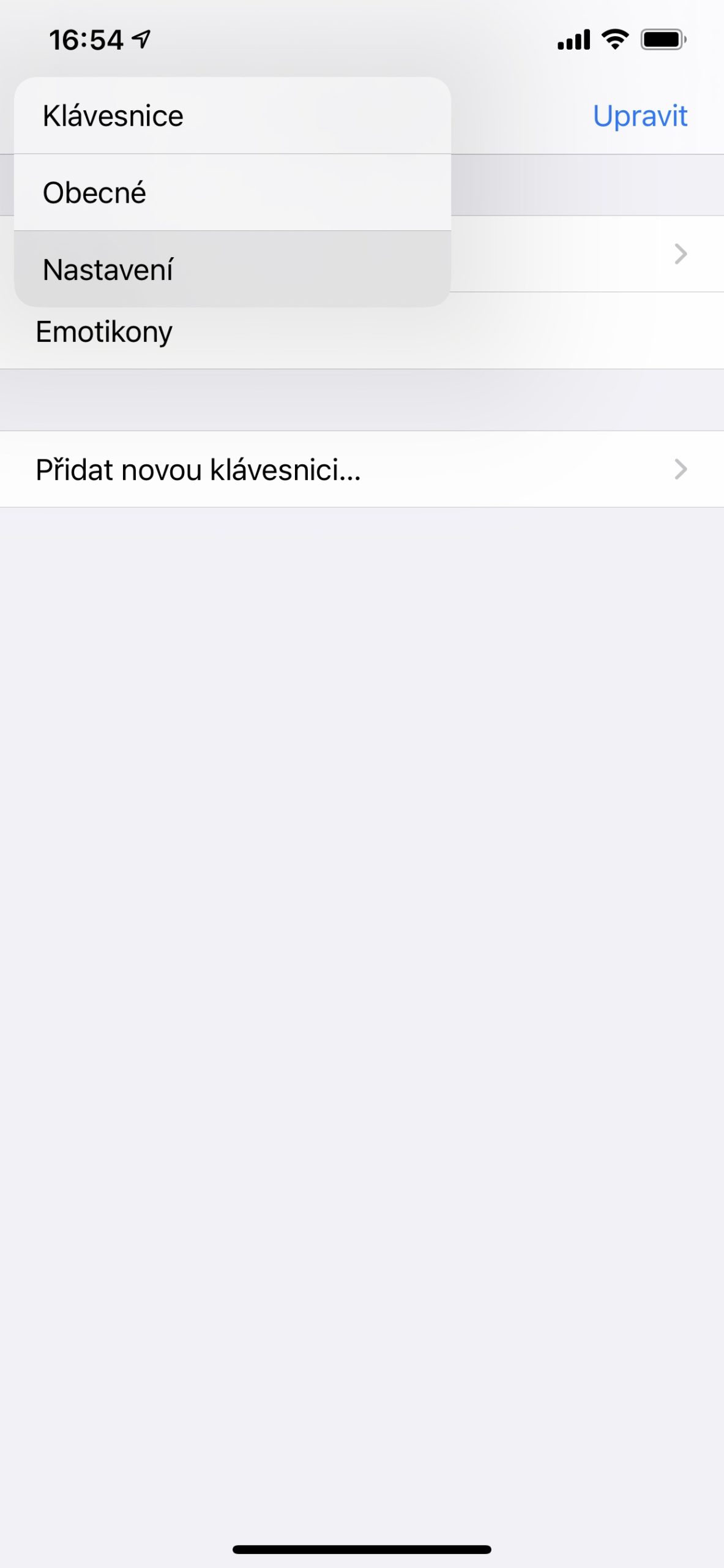 keyboard settings options