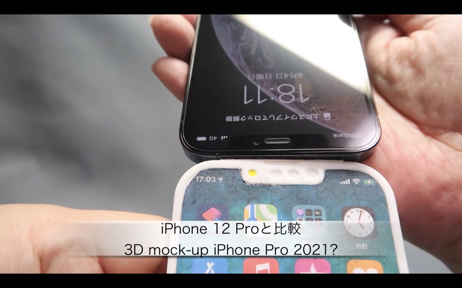 Prohlédněte si první reálný 3D model iPhonu 13 Pro s menším výřezem v