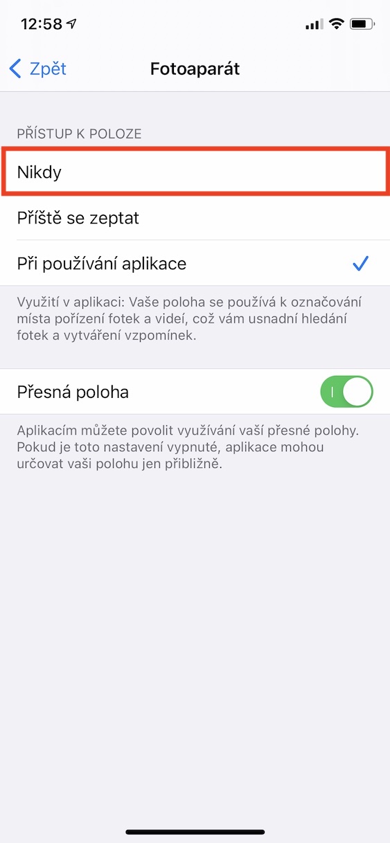 metadata_poloha_ios_vypnout2 metadata fotek ios