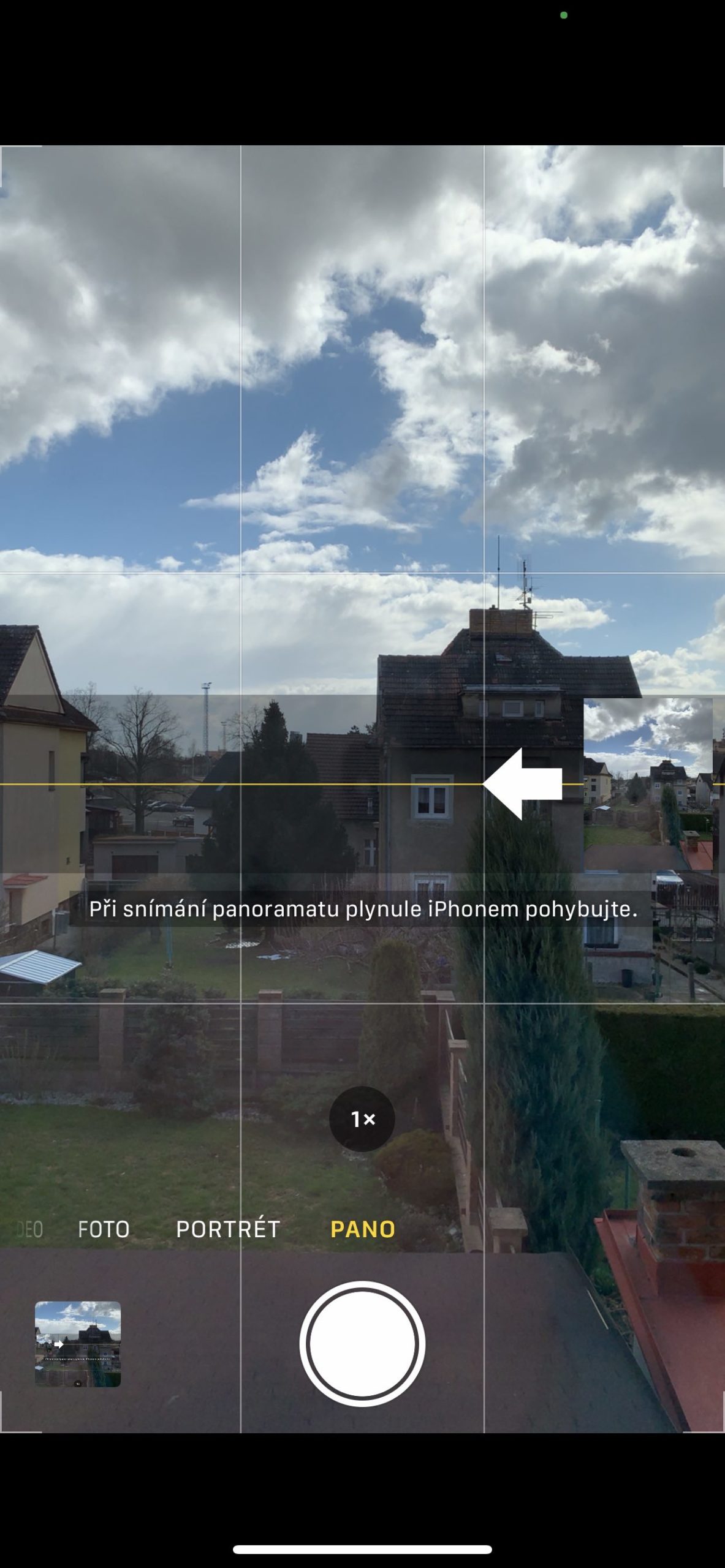 panorama mode view left