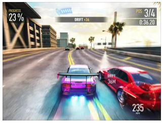 racing game city drift