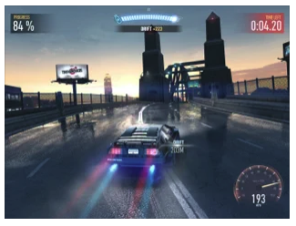 racing game night drift