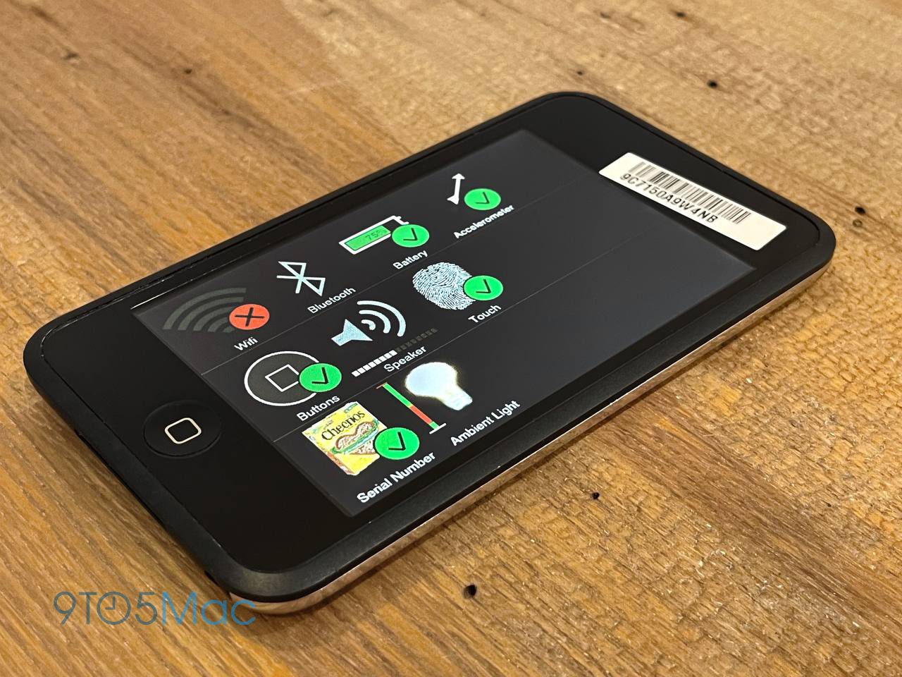 5iPod touch prototyp iPod touch prototyp